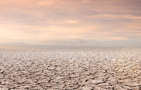 Ausgetrocknete Wüstenlandschaft