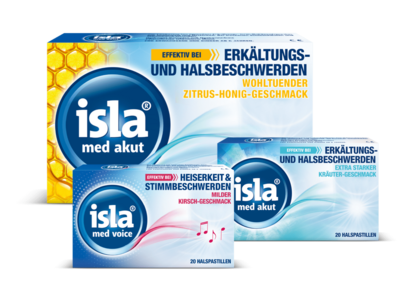 Packshots isla<sup>®</sup> med alle